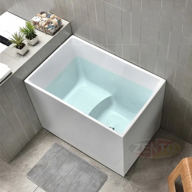 Bồn Tắm Ngồi Acrylic: Giải Pháp Tắm Thư Giãn, Tiết Kiệm Không Gian Cho Mọi Gia Đình