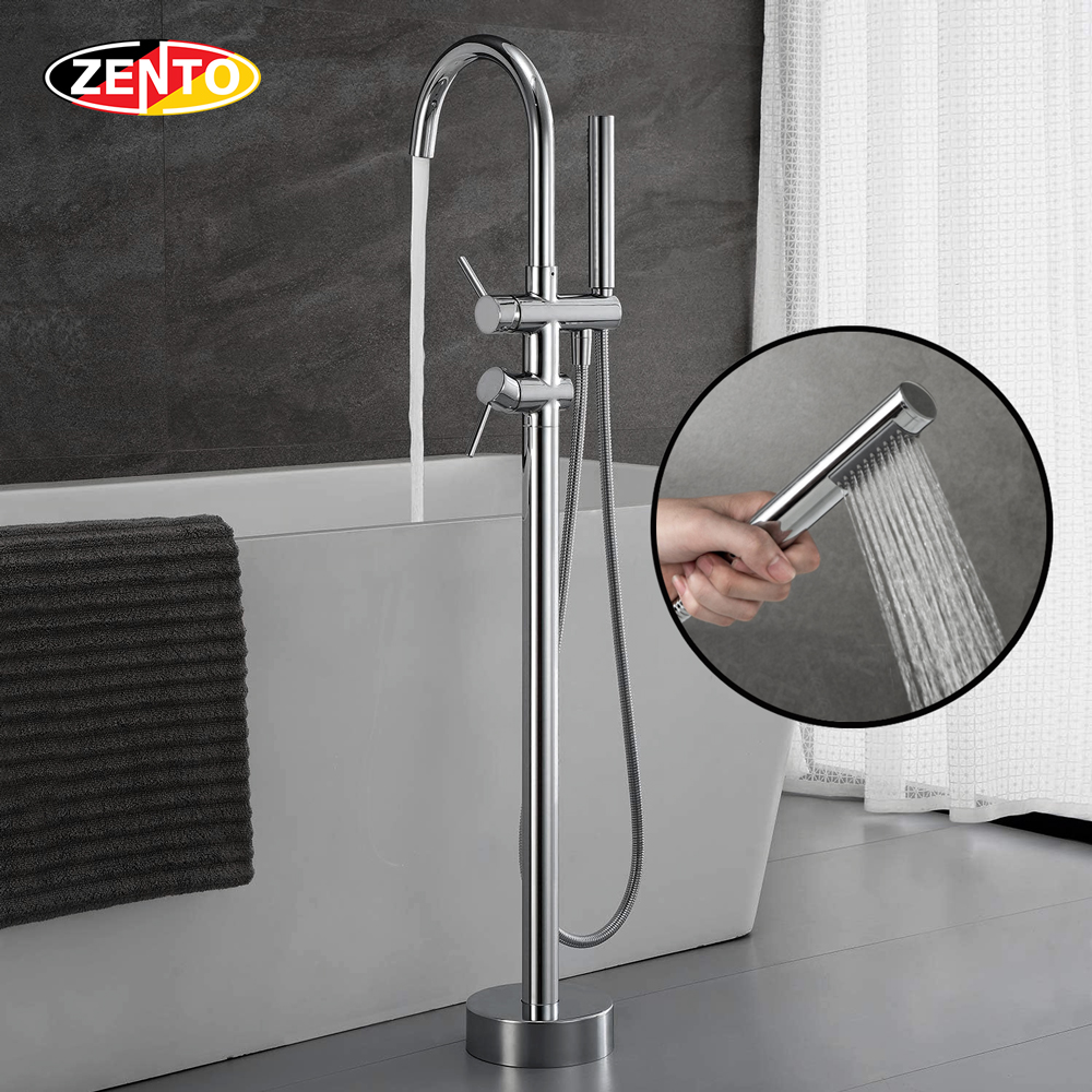 Vòi sen đứng bồn tắm nóng lạnh Zento ZT601 Vòi sen đứng bồn tắm nóng lạnh Zento ZT601