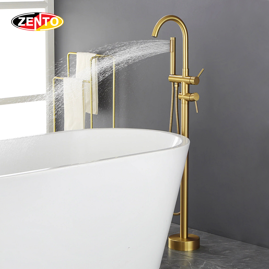Vòi sen đứng bồn tắm Zento ZT6174-Gold (Floor Spout 6502)