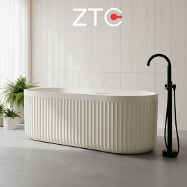Bồn tắm nằm Roman Freestanding Stone Bath ZTC-D006 (Cheese)