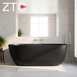 Bồn tắm nằm Venus Freestanding Stone Bath ZTC-D002 (Black) Bồn tắm nằm Venus Freestanding Stone Bath ZTC-D002 (Black)
