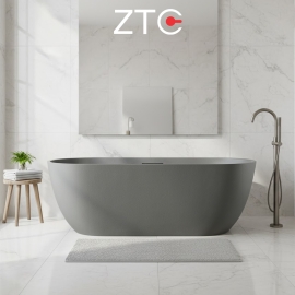 Bồn tắm nằm Venus Freestanding Stone Bath ZTC-D002 (Cement-Grey) Bồn tắm nằm Venus Freestanding Stone Bath ZTC-D002 (Cement-Grey)